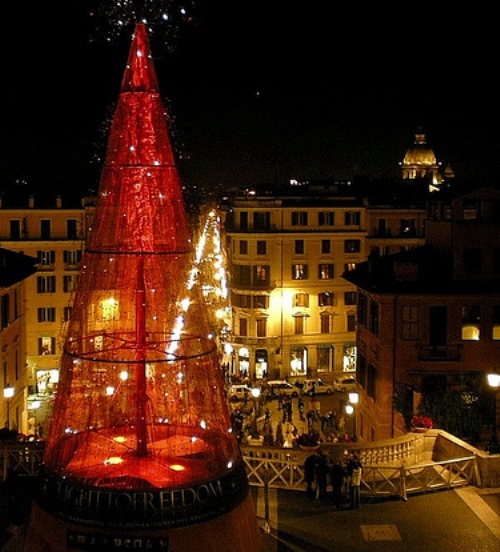 Addobbi Natalizi Roma.Natale Roma 2010 Tutte Accese Le Vie Dello Shopping Negozi Di Roma